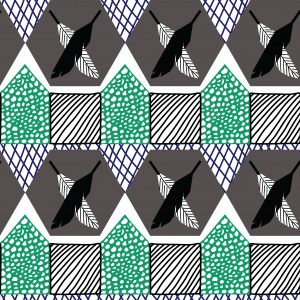 Emma May's Cross Feather Hero Pattern for Illustration